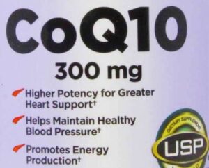 CoQ10 label information