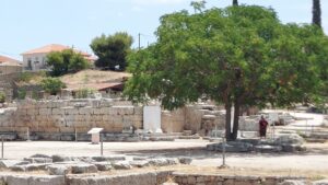 Where Paul spoke in Ancient Corinth